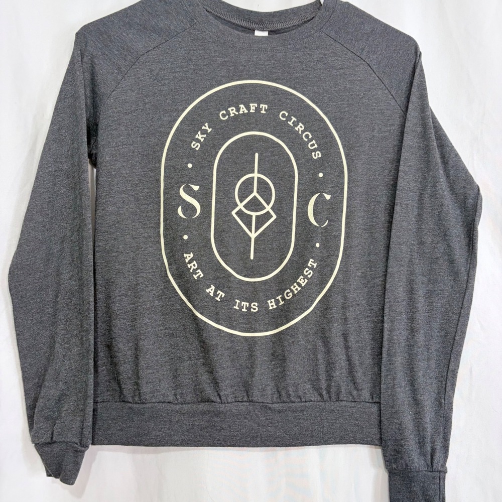 Sky Craft Circus Graphic Crewneck Sweatshirt Art‎ At Its Highest Pullover